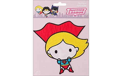 Simplicity Supergirl Karikatur Bügelbild Aufnäher, Polyester, Mehrfarbig, 14.68 X 0,23 x 18.36 cm Simplicity Supergirl Karikatur Bügelbild Aufnäher, Polyester, Mehrfarbig, 14.68 X 0,23 x 18.36 cm von Simplicity