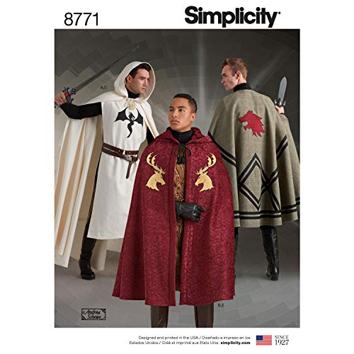 Simplicity US8771OS COSTUMES Kostüme, OS (ONE SIZE) von Simplicity