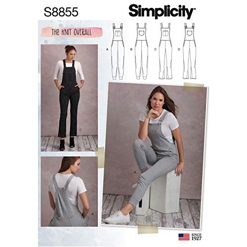 Simplicity US8855R5 Schnittmuster S8855 Overalls für Damen von Simplicity