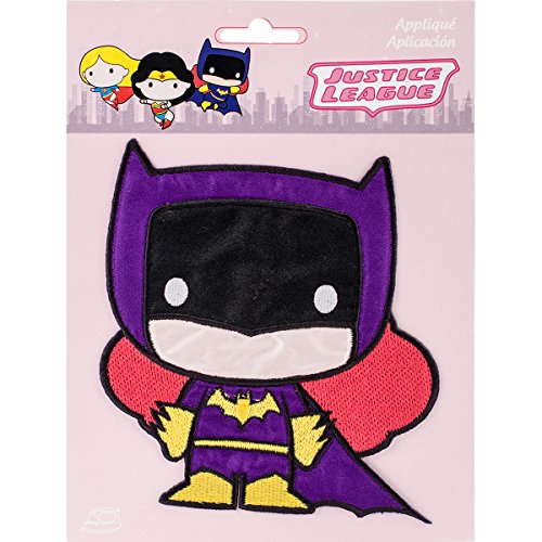 Simplicity Verkleidung kann Man Batgirl Karikatur Bügelbild Aufnäher, Polyester, Mehrfarbig, 18.67 X 14,73 X 0,2 cm von Simplicity