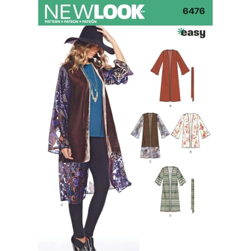 Simplicity nl6476 New Look Schnittmuster Kimono Papier weiß 15 x 22 cm Simplicity nl6476 New Look Schnittmuster Kimono Papier weiß 15 x 22 cm von New Look