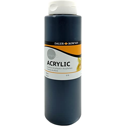 Simply Acrylfarbe, 750 ml, Schwarz von Simply Arcylic