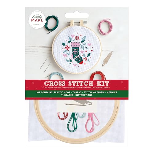 Simply Make Kreuzstich-Set – Strumpf von Simply MAKE