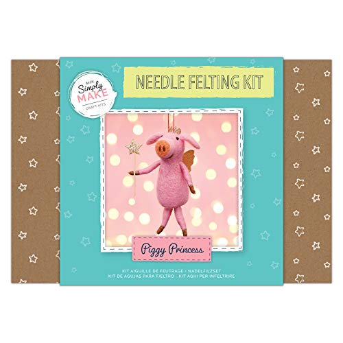Simply Make DSM 106059 Piggy Princess Craft Kit, Wolle, Nicht Zuttreffend, One Size von Simply MAKE