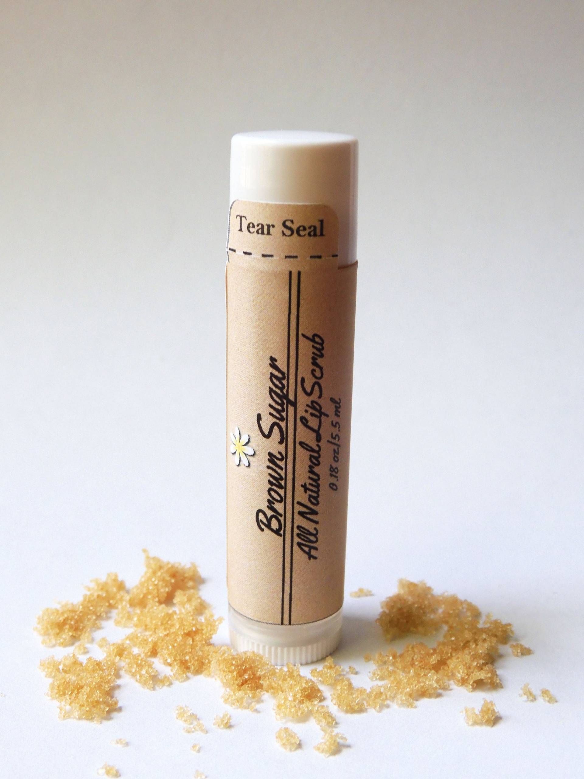 Peeling Brown Sugar Lip | Natürliches Mit Kokosöl Stick von SimplyMadeNaturalCo
