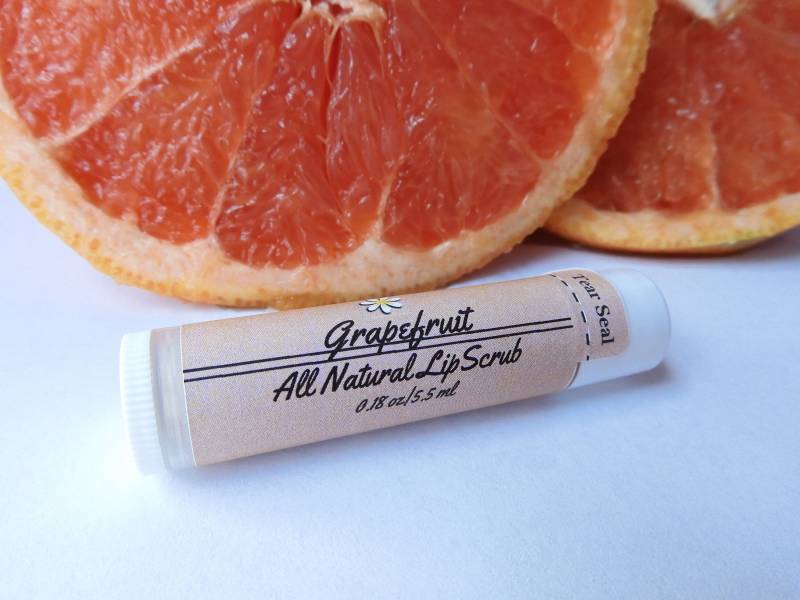 Peeling Grapefruit Lippenpeeling | Natürliches Zucker Stick Scrub von SimplyMadeNaturalCo