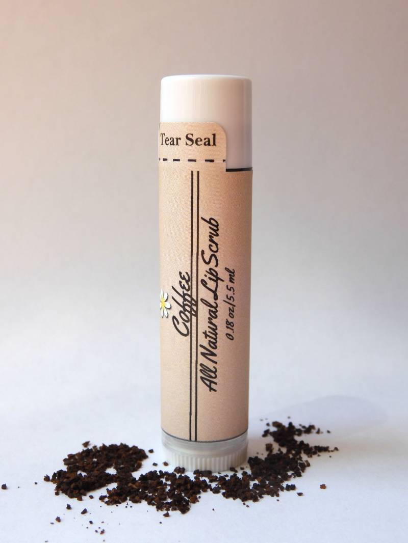 Peeling Kaffee Lippenpeeling | Natürlicher Mit Kokosöl Lippen Zuckerpeeling Lippenbalsam von SimplyMadeNaturalCo