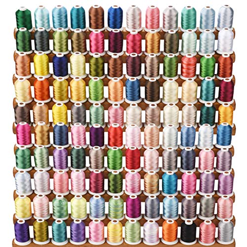Simthread 120 Farben Polyester Maschinen Stickgarn - 1000 Meter, für Babylock/Janome/Singer/W 6N Stickereimaschine Simthread 120 Farben Polyester Maschinen Stickgarn - 1000 Meter, für Babylock/Janome/Singer/W 6N Stickereimaschine von Simthread