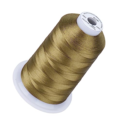 Simthread Stickgarn, 5000 m, 40 W, 100 % Polyester, über 170 lebendige Farben, CPSC-zertifiziert, Hochgeschwindigkeitsbewertung, kompatibel mit Brother, Singer, Janome und mehr, Dark Ivy S044 von Simthread