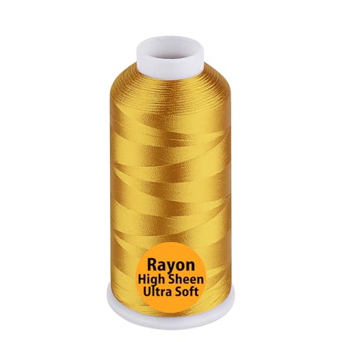 Simthread Rayon Stickgarn 5000m 40wt 100% Viskose für Nähmaschinen Professionell und für Zuhause, Zitrus-Explosion Simthread Rayon Stickgarn 5000m 40wt 100% Viskose für Nähmaschinen Professionell und für Zuhause, Zitrus-Explosion von Simthread