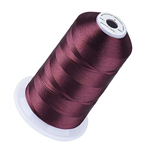Simthread Stickgarn Merlot S016, 40 W, 100 % Polyester, für Brother, Babylock, Janome, Singer, Pfaff, Husqvarna, Bernina Maschine Simthread Stickgarn Merlot S016, 40 W, 100 % Polyester, für Brother, Babylock, Janome, Singer, Pfaff, Husqvarna, Bernina Maschine von Simthread