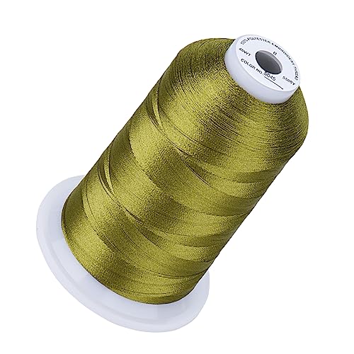Simthread Stickgarn Seetang S045 4500 Yards, 40wt 100% Polyester für Brother, Babylock, Janome, Singer, Pfaff, Husqvarna, Bernina Maschine von Simthread