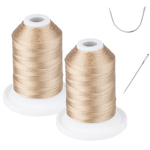 UV-beständig - Simthread Gebunden Garn Tex 69 (12wt) Polyester 100% - 250 Yards, 2 Beige von Simthread