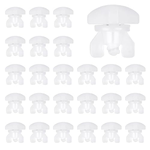 Gardinenstopper,24 PCS Gardinenfeststeller in Standardgröße Kunststoff Gardinengleiter Gardinen Feststeller Gardinenhaken für Schienen Gardinenleiste Stoppe Gardinenstopper,24 PCS Gardinenfeststeller in Standardgröße Kunststoff Gardinengleiter Gardinen Feststeller Gardinenhaken für Schienen Gardinenleiste Stoppe von SinChic