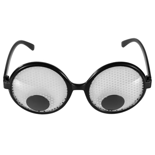 Halloween Kulleraugen Brille, lustige Neuheit Kulleraugen Brille Praktisches Halloween Party Zubehör Geeignet für Männer Frauen Foto Requisiten von Sinbana