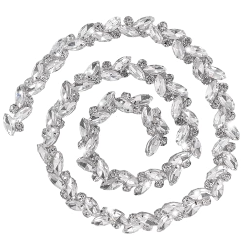 Strasskette, Strass Trim Kette, Strass-Fransenbesatz, Glasklauenkette Für DIY-Schmuckherstellung Strasskette, Strass Trim Kette, Strass-Fransenbesatz, Glasklauenkette Für DIY-Schmuckherstellung von Sinbeon