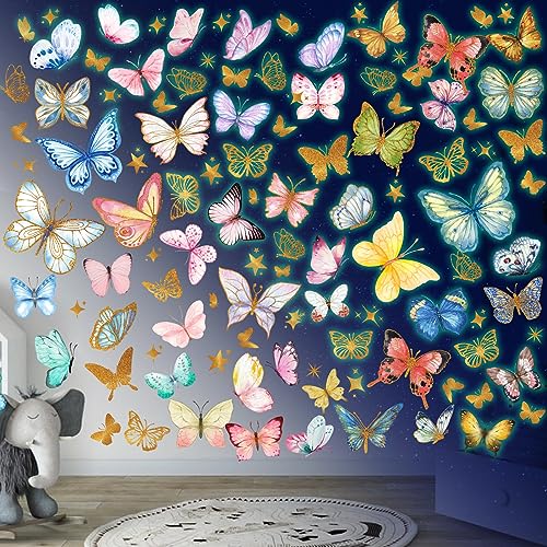 3D Schmetterlinge Leuchtend Wandtattoo Leuchtsticker Schmetterling Wandaufkleber Luminous Schmetterling Wandsticker 3D Schmetterlinge Deko für Wohnzimmer Schlafzimmer Kinderzimmer Wanddeko Grün 3D Schmetterlinge Leuchtend Wandtattoo Leuchtsticker Schmetterling Wandaufkleber Luminous Schmetterling Wandsticker 3D Schmetterlinge Deko für Wohnzimmer Schlafzimmer Kinderzimmer Wanddeko Grün von Sinekong