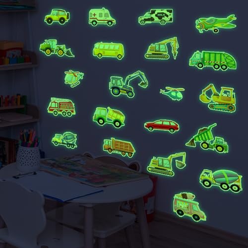 Baufahrzeug Wandtattoo Leuchtend Wandaufkleber Transporte Fahrzeuge Wandsticker Leuchtsticker Selbstklebend Wandsticker Konstruktion LKW Traktor Bagger Leuchtsticker für Junge Kinderzimmer Deko Grün Baufahrzeug Wandtattoo Leuchtend Wandaufkleber Transporte Fahrzeuge Wandsticker Leuchtsticker Selbstklebend Wandsticker Konstruktion LKW Traktor Bagger Leuchtsticker für Junge Kinderzimmer Deko Grün von Sinekong