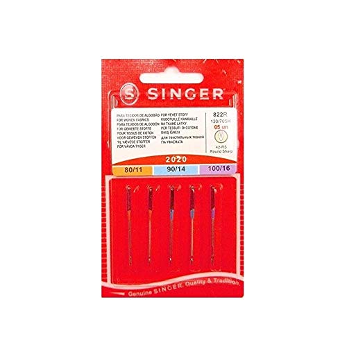 5 Original Singer Nähmaschinen Nadeln Sortiment 2020 Stärke 80/11 90/14 100/16 5 Original Singer Nähmaschinen Nadeln Sortiment 2020 Stärke 80/11 90/14 100/16 von Singer