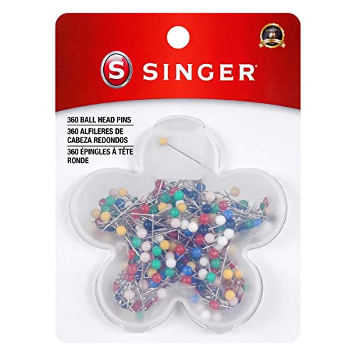 Ball Head Quilting Pins In Flower Box-Size 17 1-1/16" 360/Pkg Ball Head Quilting Pins In Flower Box-Size 17 1-1/16" 360/Pkg von Singer
