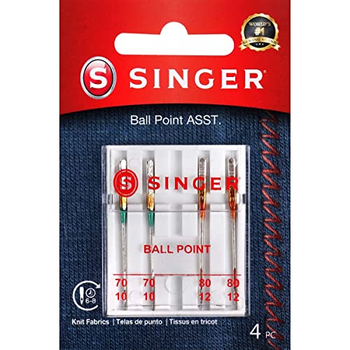 SINGER 4847 Universal-Maschinennadeln, Größe 70/10, 80/12, 4 Stück SINGER 4847 Universal-Maschinennadeln, Größe 70/10, 80/12, 4 Stück von Singer