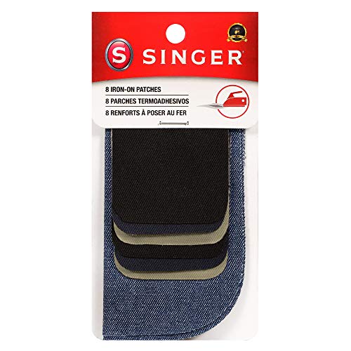 Singer Bügelflicken, Kombi, Reparaturset für Jeans und Hosen, Denim von Singer