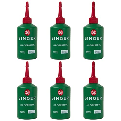 SINGER Nähmaschinenöl (6er-Pack) von SINGER