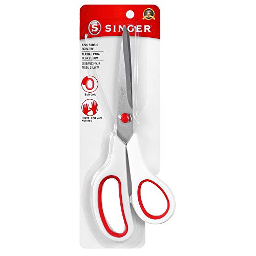 SINGER Stoffschere mit Komfortgriff, 1 Stück, Rot und Weiß SINGER Stoffschere mit Komfortgriff, 1 Stück, Rot und Weiß von Singer