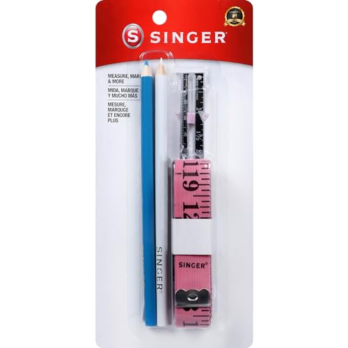 Singer 00321 Markierstifte und Maßband, Multi 4 Stück von Singer