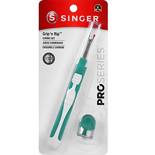 Singer Grip N Rip Nahttrenner, Gel, blaugrün, 6-Inch von Singer