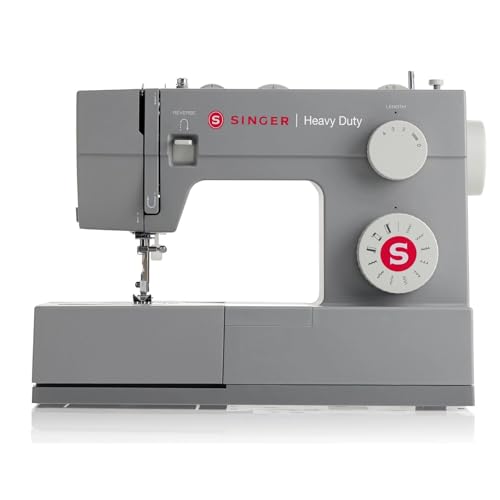 Singer Heavy Duty 4411 Nähmaschine Mechanisch - 4 Schritt-Knopfloch, 11 Stichprogramme, Metallrahmen, Verstärkungsplatte aus Stahl, Schnellnähen,Freier Arm, Nähmaschine Profi Singer Heavy Duty 4411 Nähmaschine Mechanisch - 4 Schritt-Knopfloch, 11 Stichprogramme, Metallrahmen, Verstärkungsplatte aus Stahl, Schnellnähen,Freier Arm, Nähmaschine Profi von Singer