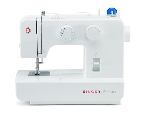 Singer Nähmaschine 1409 für Anfänger - 15 Nähvorgänge, 4-Stufen-Öse, Stichlängeneinstellung und einstellbare Zick-Zack-Breite, Rückwärtshebel, Freiarm, inklusive Softcover - Singer Nähmaschine Singer Nähmaschine 1409 für Anfänger - 15 Nähvorgänge, 4-Stufen-Öse, Stichlängeneinstellung und einstellbare Zick-Zack-Breite, Rückwärtshebel, Freiarm, inklusive Softcover - Singer Nähmaschine von Singer
