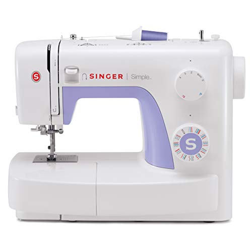 Singer Simple 3232 Nähmaschine, Kunststoff, lila, 45 x 22 x 35 cm Singer Simple 3232 Nähmaschine, Kunststoff, lila, 45 x 22 x 35 cm von Singer