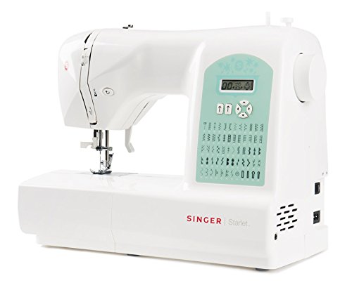 Singer Starlet Computerisierte Nähmaschine, Metall, Weiß, Mint Panel, Einheitsgröße Singer Starlet Computerisierte Nähmaschine, Metall, Weiß, Mint Panel, Einheitsgröße von Singer