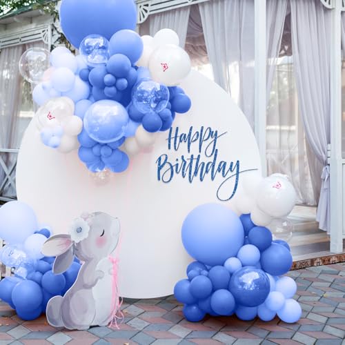 Sinload Happy Birthday Party-Aufkleber für Hintergrundbuchstaben, abziehen und aufkleben, Happy Birthday, Geschlechtsoffenbarung, Aufkleber für Ballonbogen, Dekorationen, Partyschild, Wanddekoration von Sinload