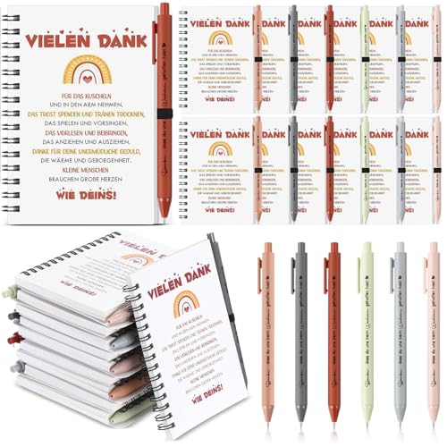 Sinmoe 12 Set Dankeschön Geschenk für Kollegen Lehrer Erzieherin Abschiedsgeschenk Inspirierend Mitarbeiter Spirale Notizblock Kugelschreiber mit Danke Sinmoe 12 Set Dankeschön Geschenk für Kollegen Lehrer Erzieherin Abschiedsgeschenk Inspirierend Mitarbeiter Spirale Notizblock Kugelschreiber mit Danke von Sinmoe