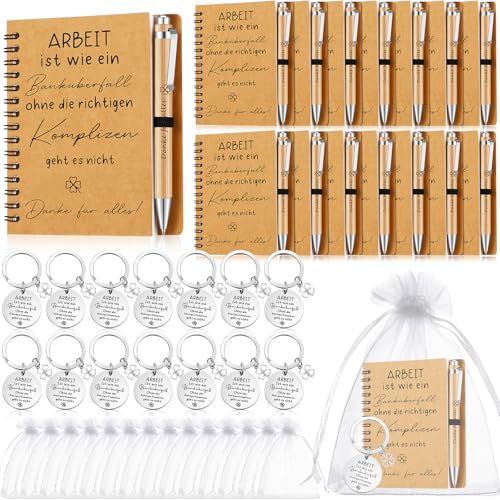 Sinmoe 14 Sets Geschenk für Kollegen Mitarbeiter Motivation Spiral Notizblock Danke für Alles Kugelschreiber Arbeit Ist Wie Ein Banküberfall Schlüsselanhänger für Jobwechsel Weihnachten Ruhestand Sinmoe 14 Sets Geschenk für Kollegen Mitarbeiter Motivation Spiral Notizblock Danke für Alles Kugelschreiber Arbeit Ist Wie Ein Banküberfall Schlüsselanhänger für Jobwechsel Weihnachten Ruhestand von Sinmoe