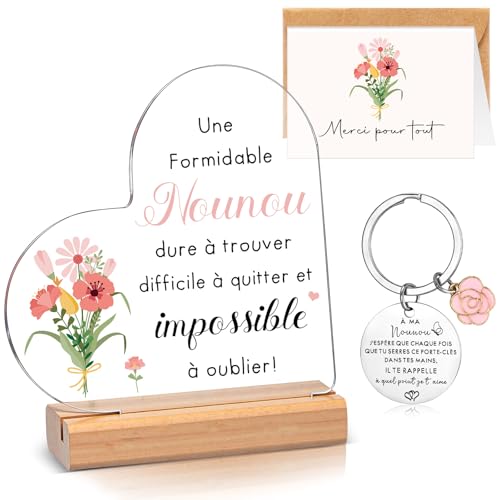 Sinmoe 4 Stück Geschenk für Nanny Original Platte Acryl Schlüsselanhänger Dankeskarte Umschlag Dankeschön-Geschenk für Die Nanny zum Jahresende Weihnachten Beendigung des Vertrags Sinmoe 4 Stück Geschenk für Nanny Original Platte Acryl Schlüsselanhänger Dankeskarte Umschlag Dankeschön-Geschenk für Die Nanny zum Jahresende Weihnachten Beendigung des Vertrags von Sinmoe