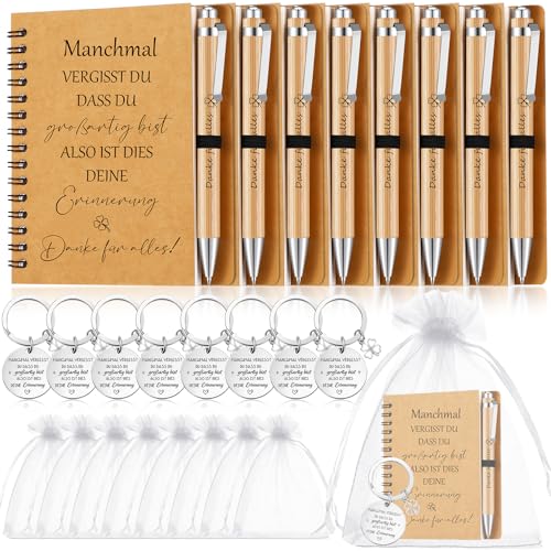 Sinmoe 8 Sets Geschenk für Kollegen Mitarbeiter Motivierendes Spirale Notizblock Danke für Alles Holz Kugelschreiber Schlüsselanhänger für Jobwechsel (Manchmal vergisst du dass du groBartig bist) Sinmoe 8 Sets Geschenk für Kollegen Mitarbeiter Motivierendes Spirale Notizblock Danke für Alles Holz Kugelschreiber Schlüsselanhänger für Jobwechsel (Manchmal vergisst du dass du groBartig bist) von Sinmoe