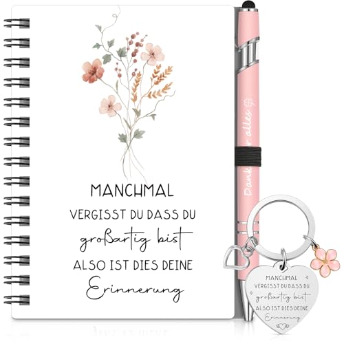 Sinmoe Dankeschön Geschenkset für Kollegen inklusive A6 Spiral Notizbuch Inspirierender Schlüsselanhänger Danke für Alles Kugelschreiber Kleine Geschenke für Mitarbeiter Jobwechsel Abschied Geschenk Sinmoe Dankeschön Geschenkset für Kollegen inklusive A6 Spiral Notizbuch Inspirierender Schlüsselanhänger Danke für Alles Kugelschreiber Kleine Geschenke für Mitarbeiter Jobwechsel Abschied Geschenk von Sinmoe