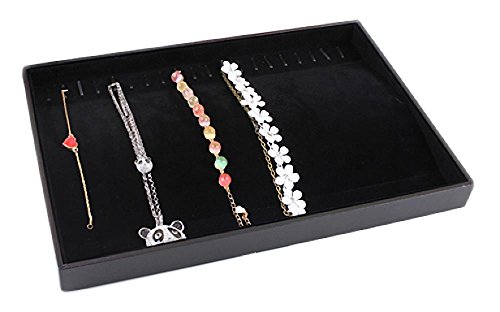 Sinoba Schmucklade Schmuckdisplay Kettenlade für Anhänger Ketten Armbänder 20 Haken STAPELBAR von Sinoba