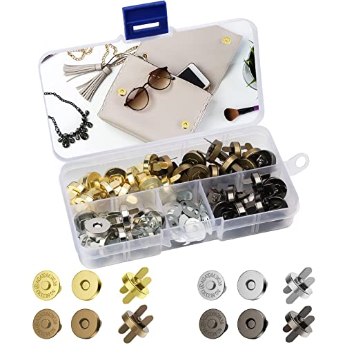 32 Stücke Magnetverschluss Taschen 14mm und 18mm Magnetknöpfe zum Annähen 4 Farben Magnetknopf Magnet Knöpfe für Geldtasche Handtaschen Mäntel Windbreaker Rucksack 32 Stücke Magnetverschluss Taschen 14mm und 18mm Magnetknöpfe zum Annähen 4 Farben Magnetknopf Magnet Knöpfe für Geldtasche Handtaschen Mäntel Windbreaker Rucksack von Sinofort