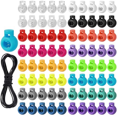 Sinofort Kordelstopper 2 Loch 100 Stück Kordelklemme Schnürsenkel Stopper Seilstopper Kordelstopper Schnürsenkel für Jacke Sportkleidung Rucksack Gummikordel Stopper Schnellverschluss Sinofort Kordelstopper 2 Loch 100 Stück Kordelklemme Schnürsenkel Stopper Seilstopper Kordelstopper Schnürsenkel für Jacke Sportkleidung Rucksack Gummikordel Stopper Schnellverschluss von Sinofort