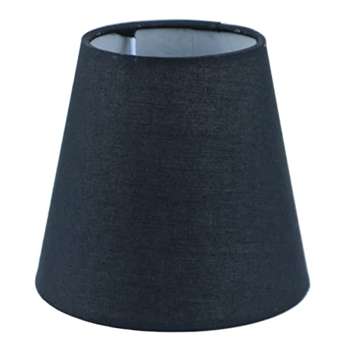 Sinta Lampenschirme Stoff Moderne Ersatz Lichtschirm E14/E27 Ersatzschirm Klein hängelampe für Kerze Kristall Kronleuchter Candle Light Wand Licht Tischleuchte, Ø13cm/5.5" Schwarz Sinta Lampenschirme Stoff Moderne Ersatz Lichtschirm E14/E27 Ersatzschirm Klein hängelampe für Kerze Kristall Kronleuchter Candle Light Wand Licht Tischleuchte, Ø13cm/5.5" Schwarz von Sinta