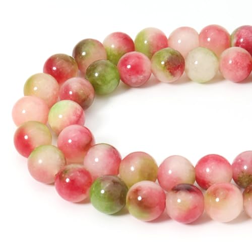 Siomia - 60 Stück 6 mm Turmalin Wassermelone Natürliche Wassermelone Edelstein Energie Heilkristall Lose Runde Perlen für Schmuckherstellung DIY Armband Halskette Siomia - 60 Stück 6 mm Turmalin Wassermelone Natürliche Wassermelone Edelstein Energie Heilkristall Lose Runde Perlen für Schmuckherstellung DIY Armband Halskette von Siomia