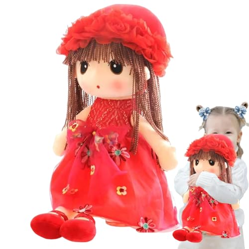 Sionhiuo Baby Puppe - Weiches Kuscheltier | Gemütliche Handgemachte Kuschelfigur Schlafbegleiter Für Geburtstag Weihnachten Reise Sofa Deko Schlafzimmer,Kinderzimmer Zuhause Weihnachten Geburtstag von Sionhiuo