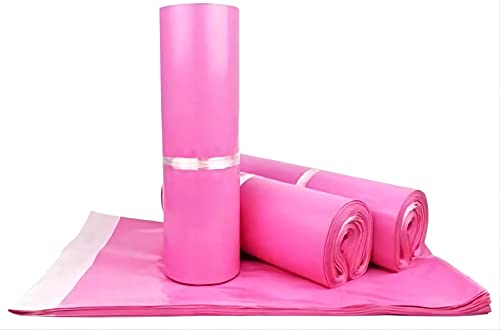 Sipobuy Versandtaschen für Postsendungen, Polyethylen-Material, Siegelpackung, Versandtaschen, Umschläge Versandtaschen, wasserdicht und feuchtigkeitsbeständig, Rosa, 25 x 35 cm, 100 Stück von Sipobuy