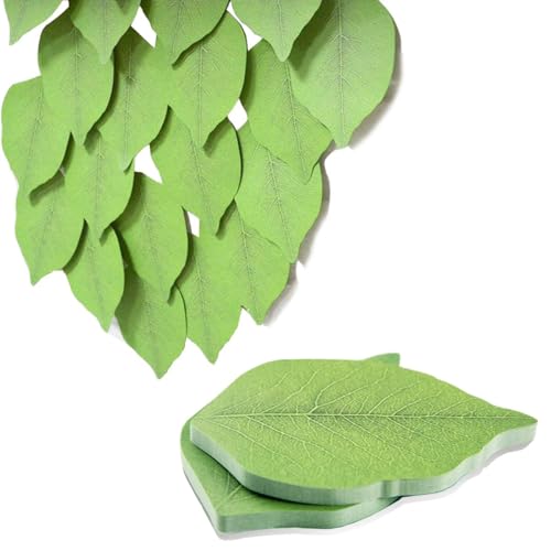 100 Blatt Blatt Post It Notizen, selbstklebende Klassenzimmer-Dekorationen, Neuheit personalisierte Post-It-Notizen, Papierblätter zum Basteln, klebriges Memo-Set für DIY-Dekoration, Schule und von Siqian