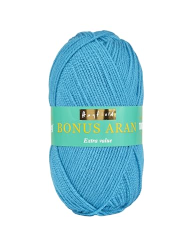 Hayfield Bonus Aran Garn, Azure (824), 100g von Sirdar