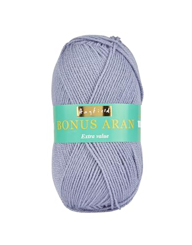 Hayfield Bonus Aran Garn, Lake Blue (566), 100g von Sirdar